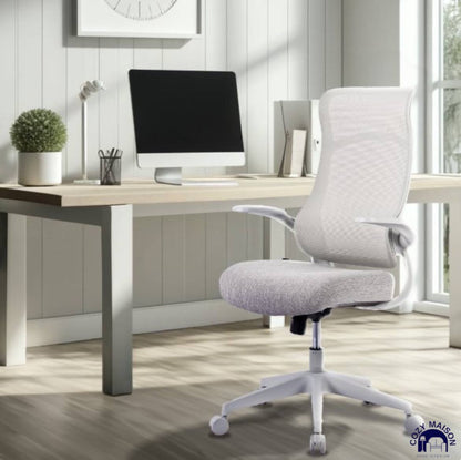 ErgoFlex Ergonomic Chair : Home Office Mesh Ergonomic Chair- All-Day Comfort for Work and Relaxation