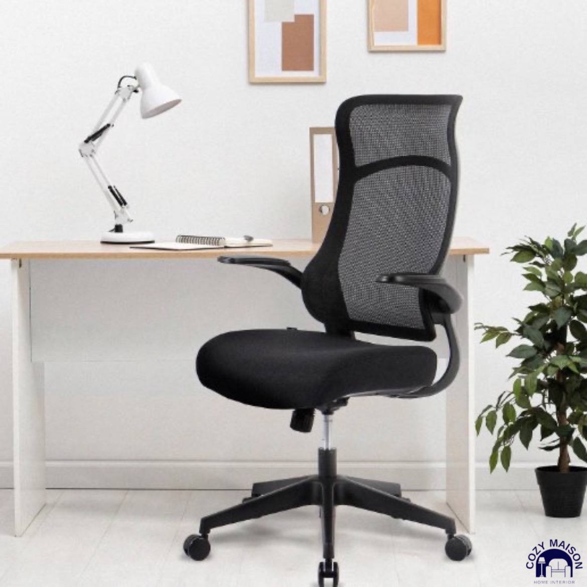 ErgoFlex Ergonomic Chair : Home Office Mesh Ergonomic Chair- All-Day Comfort for Work and Relaxation